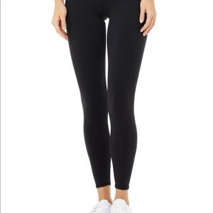 7/8 High-Waist Black Airbrush Legging